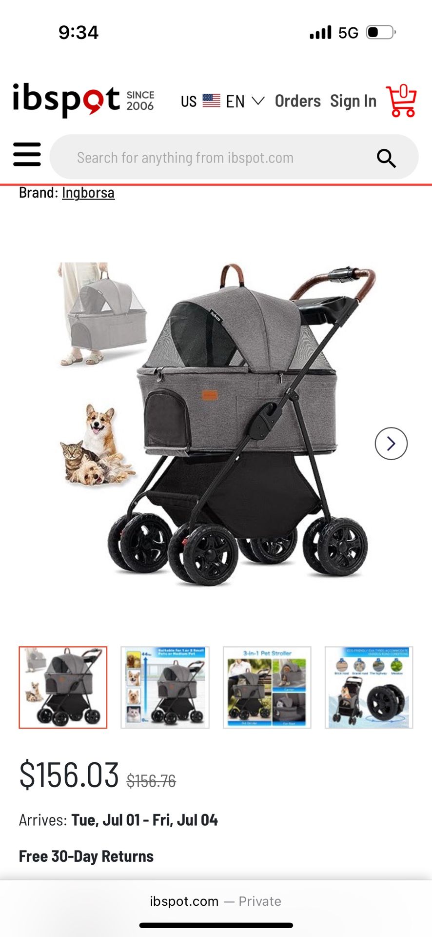 Ingborsa Dog stroller