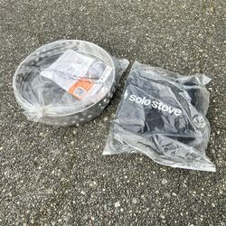 Brand New Solo Stove Bonfire Stand and Waterproof Cover
