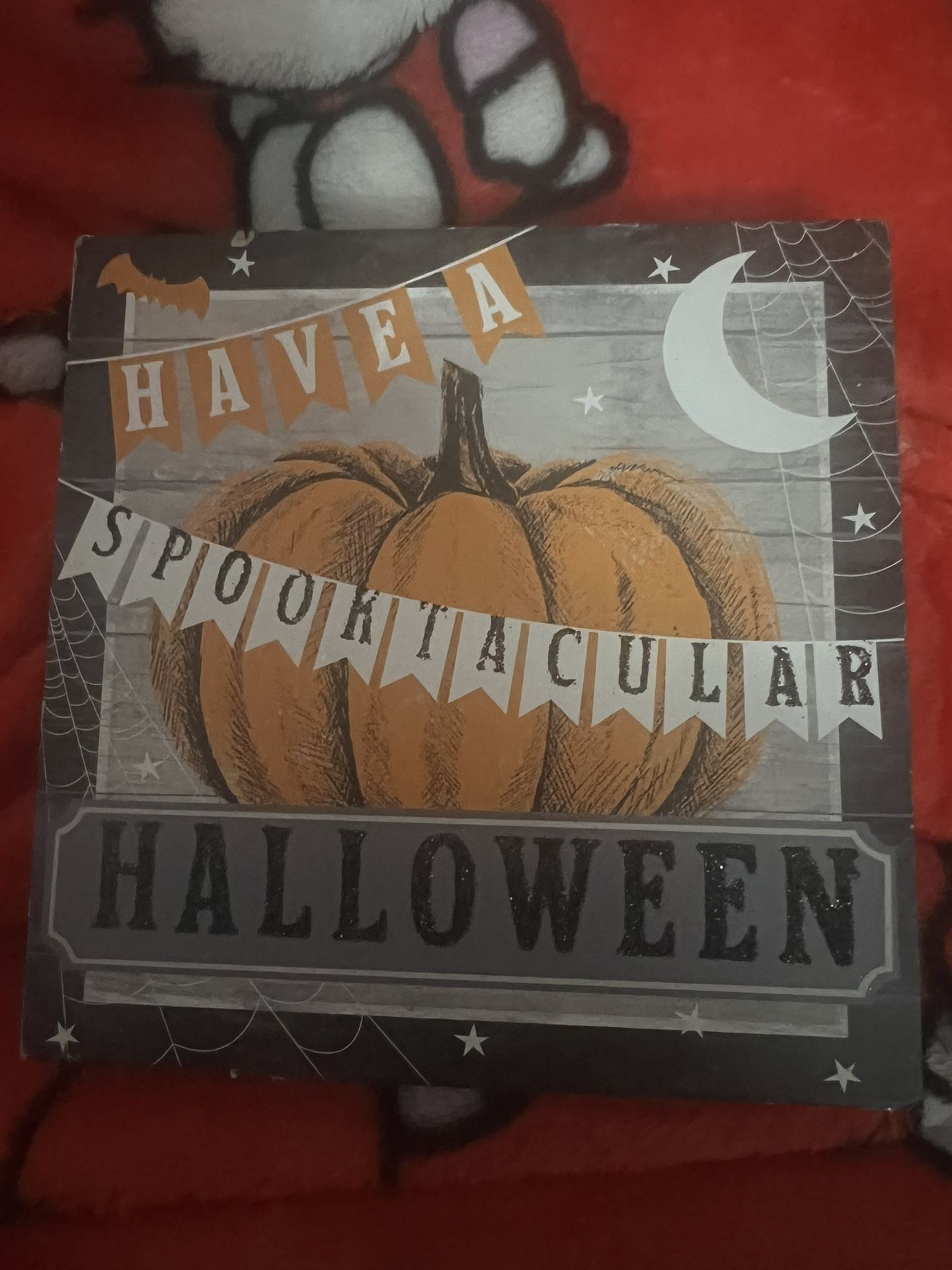 “Have A Spooktacular Halloween” Halloween Decor
