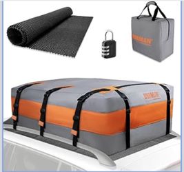 Car Rooftop Cargo Carrier Bag – 20 Cubic Feet Waterproof Heavy Duty