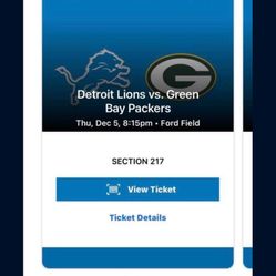 (2) Detroit Lions vs Green Bay Packers @ Ford Field