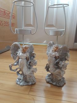 Angel candle stand