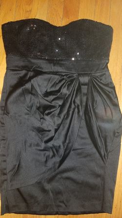 sequin little black dress LBD