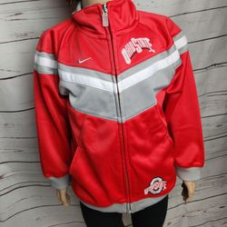 Nike Kids Ohio State zip up track jacket size 4T. 