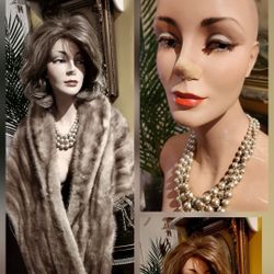 Vintage Mannequin Bust 