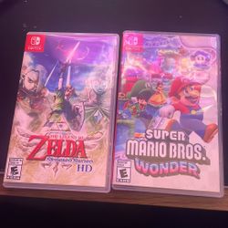 Switch Game Zelda Mario Wonder