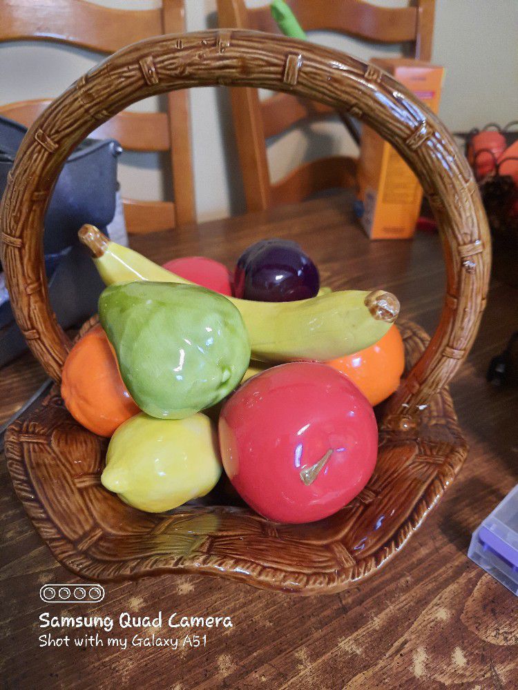 Beautiful Ceramic Fruit Basket