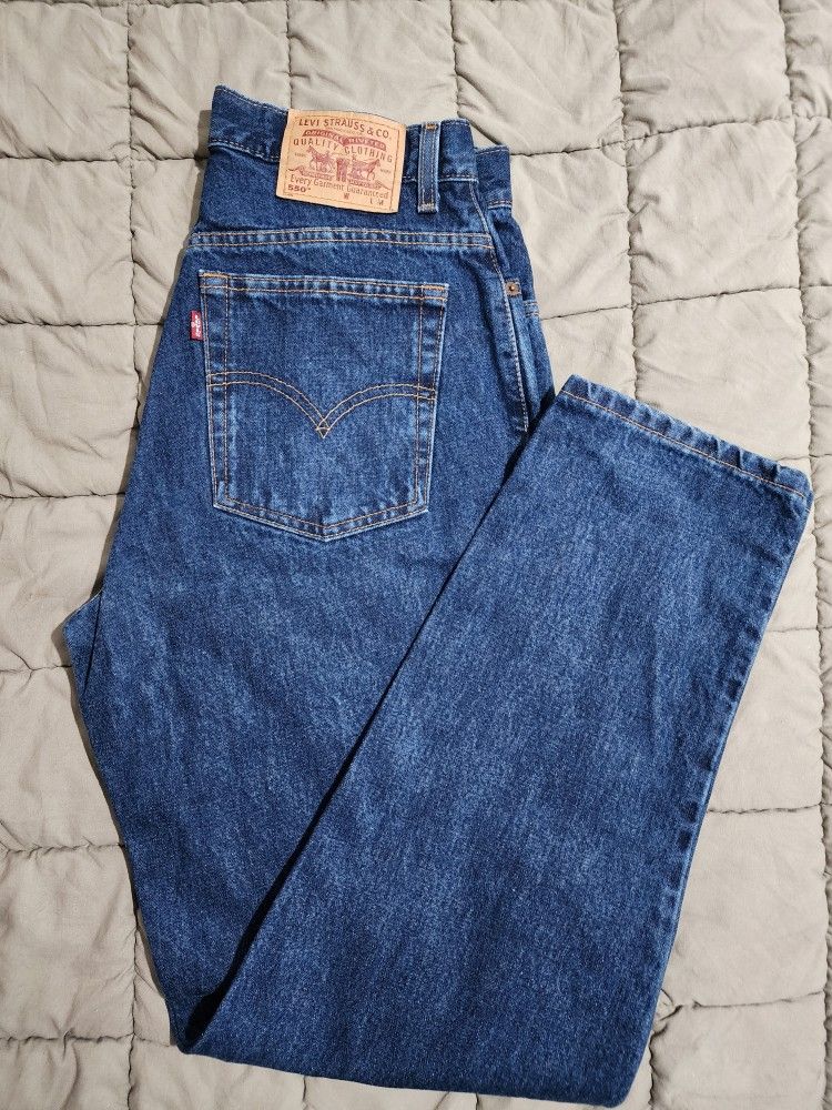 Levi's 550 Relaxed Fit Tapered Leg 12 Mis M