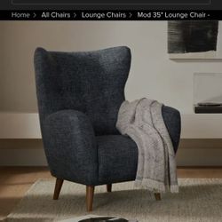 Mod Armchair Blue Berry By Article