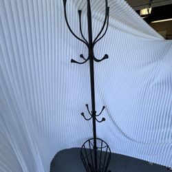 Hat And Coat Rack With Umbrella Holder