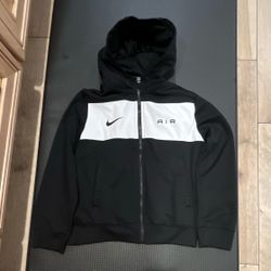 Nike air sweater black and white boys medium