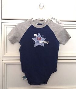 NWT Boys Birthday Onies