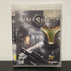TimeShift PS3 PlayStation 3 Video Game CIB w/ Manual Sony Retro 2007