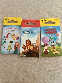 BRAND new Disney Yoto cards