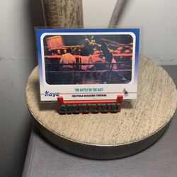 Kayo battle of the ages Holyfield takes the decision holographic #100 