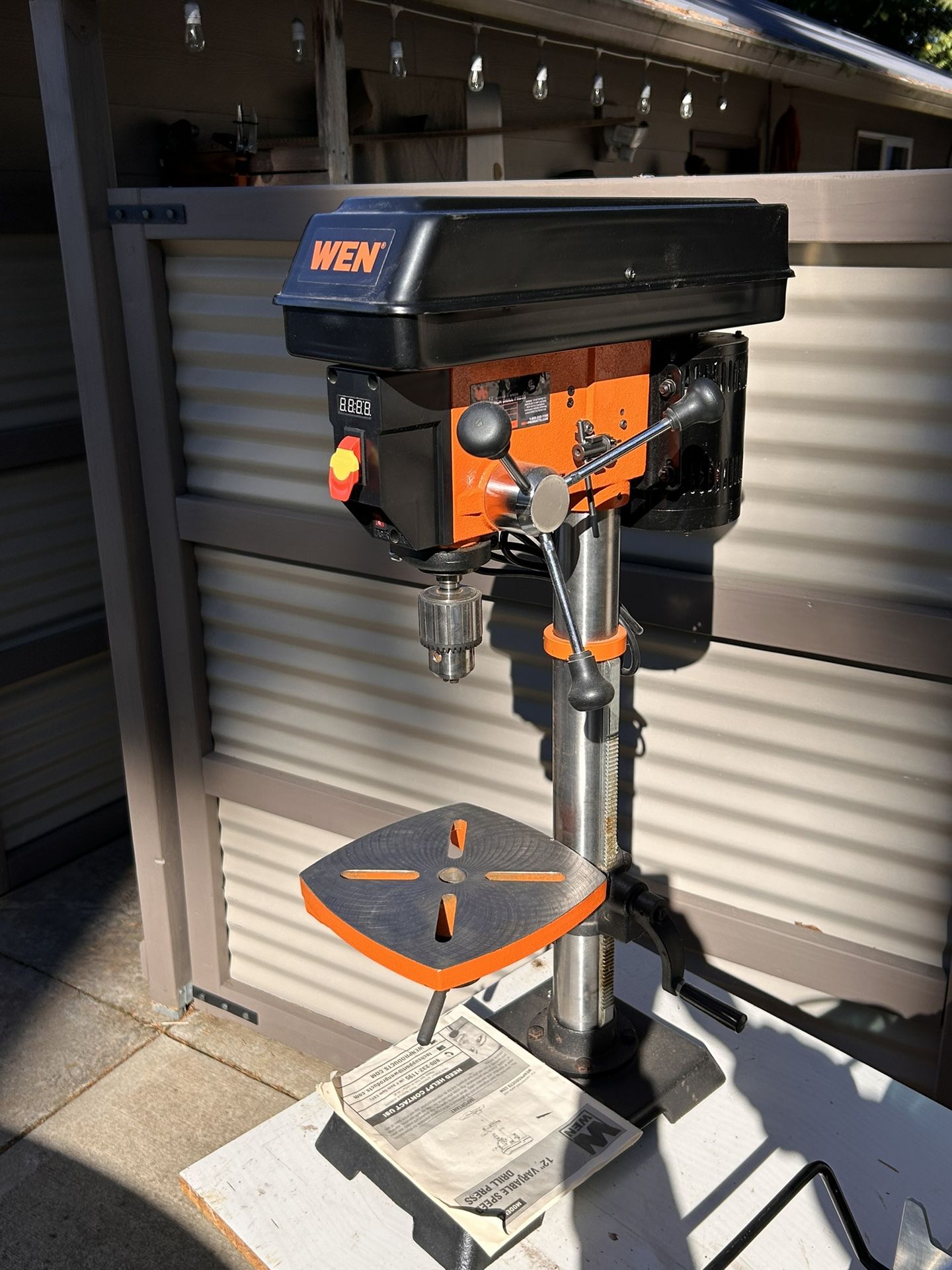 WEN 12” Variable Speed Drill Press