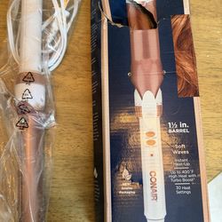 Brand New Double Ceramic Curling Iron 1.25”