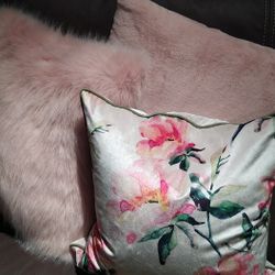 Pretty Pink Soft Couch Pillows
