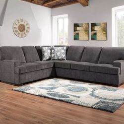 Lane Home Solutions Kasan Gray Living Room Sectional