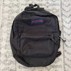 JanSport SuperBreak Black Backpack School Book Bag Travel Backpack