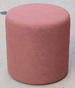 NEW Blu Dot Bumper Outdoor Ottoman – Sunbrella Fabric (Clay)