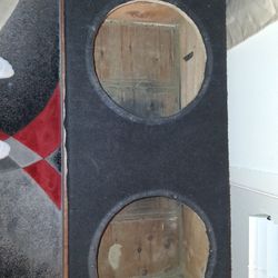 Dual 15 Inch Subwoofer Box 3×45 ×1×7 BIRCHWOOD BOX