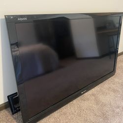 65” Sharp Aquos TV W/ mount - Not Smart