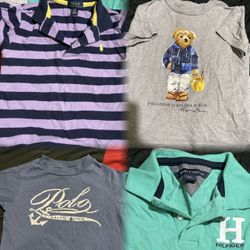 Toddler Ralph Lauren Shirts/Tommy Hilfiger 2-3t