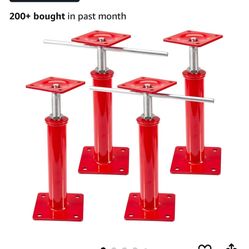 4 Pack House Jacks for Leveling Crawlspace, 11" - 16" 
