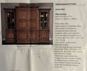 Beautiful Thomasville Armoire, Coffee Table And 1 End Table