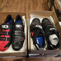 Sidi Genius Fit Shoe NS Black, Men size 8.25/11.75 (Eur 42/46.5)