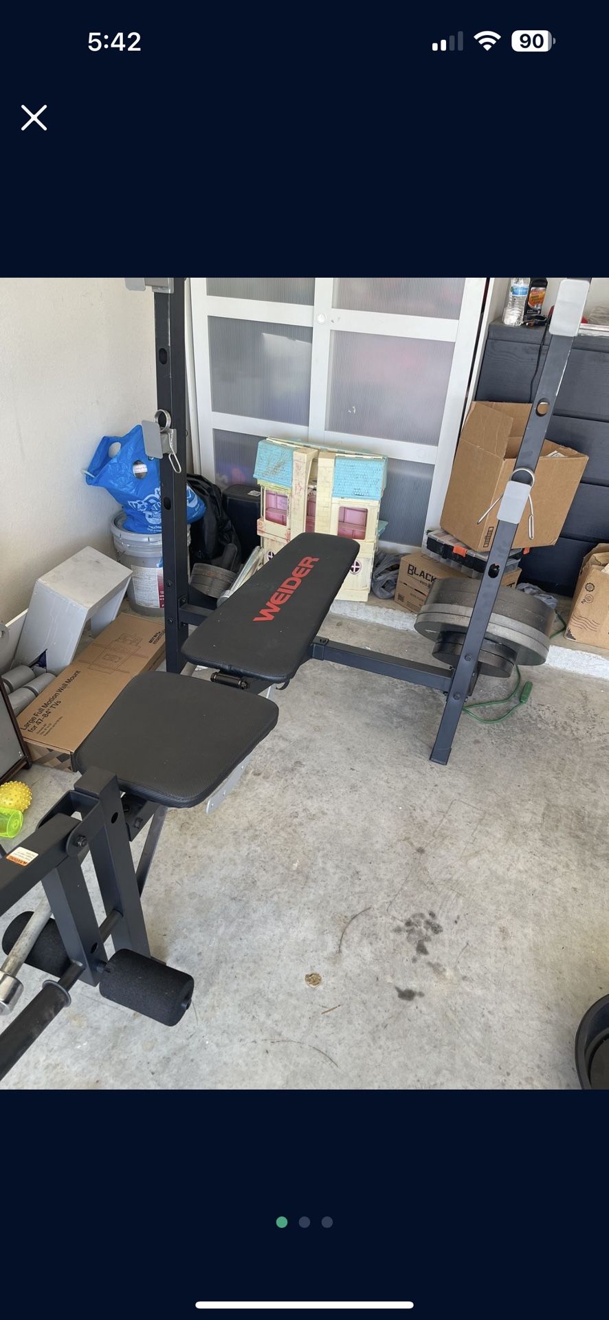 Bench Press W/ Weights