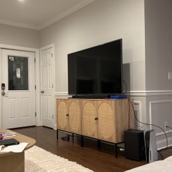 Rattan console Table