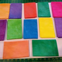 Quilt Fabric--3+ Yds Hand Dyed Fat Quarter Bundle