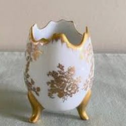 Antique Porcelain Egg Vase
