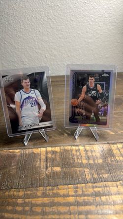 Walker Kessler Topps Chrome Basketball Cards Lot of 2