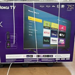 75” Hisense Smart 4k Led Uhd Tv 