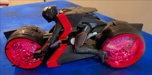EPIC Tron: Ares Light Cycle Popcorn Bucket with Custom LEDs!