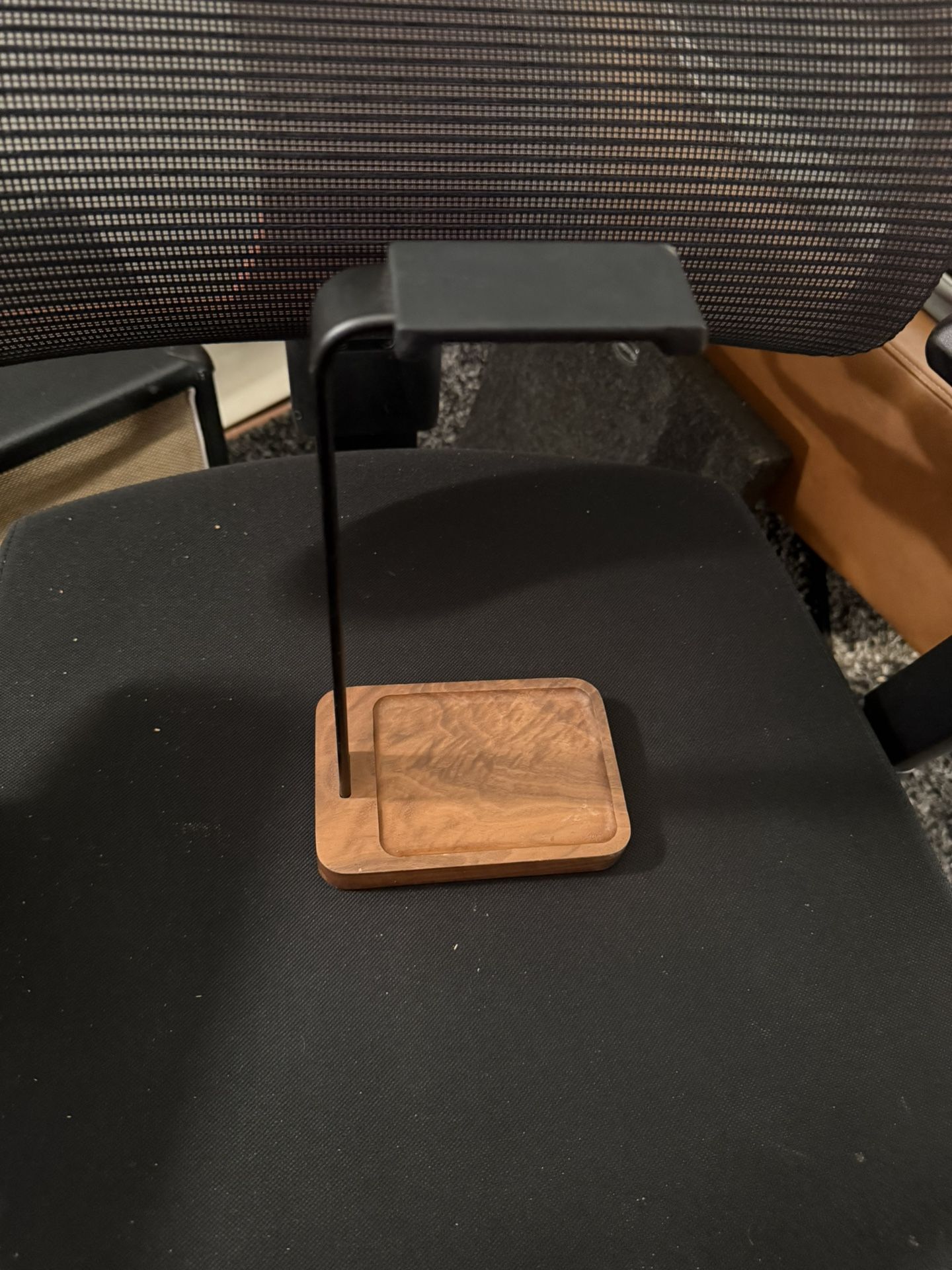 Headphone Stand With Walnut Base