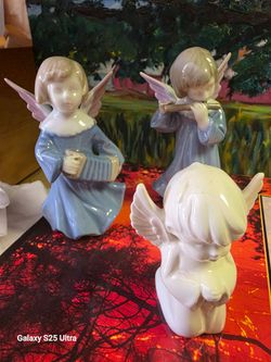 1960s porcelane angels