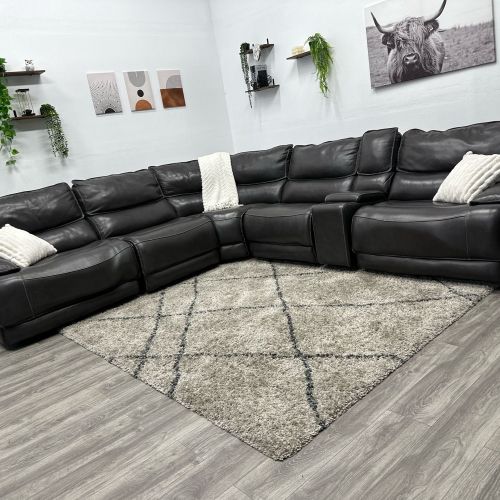 Leather Recliner Couch - Free Delivery  