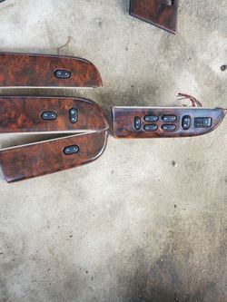 2003 Expedition Wooden Switch Panels And Door Trim