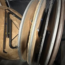 10 Wooden 60 Inch Tables Foldable 