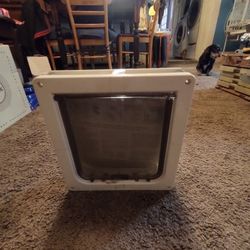 Cat Door With One Way Lock