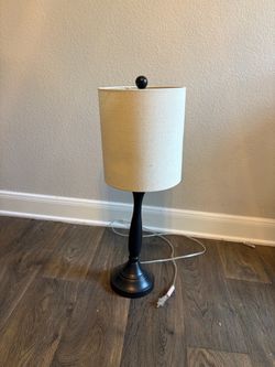 Table Lamp with Drum Shade