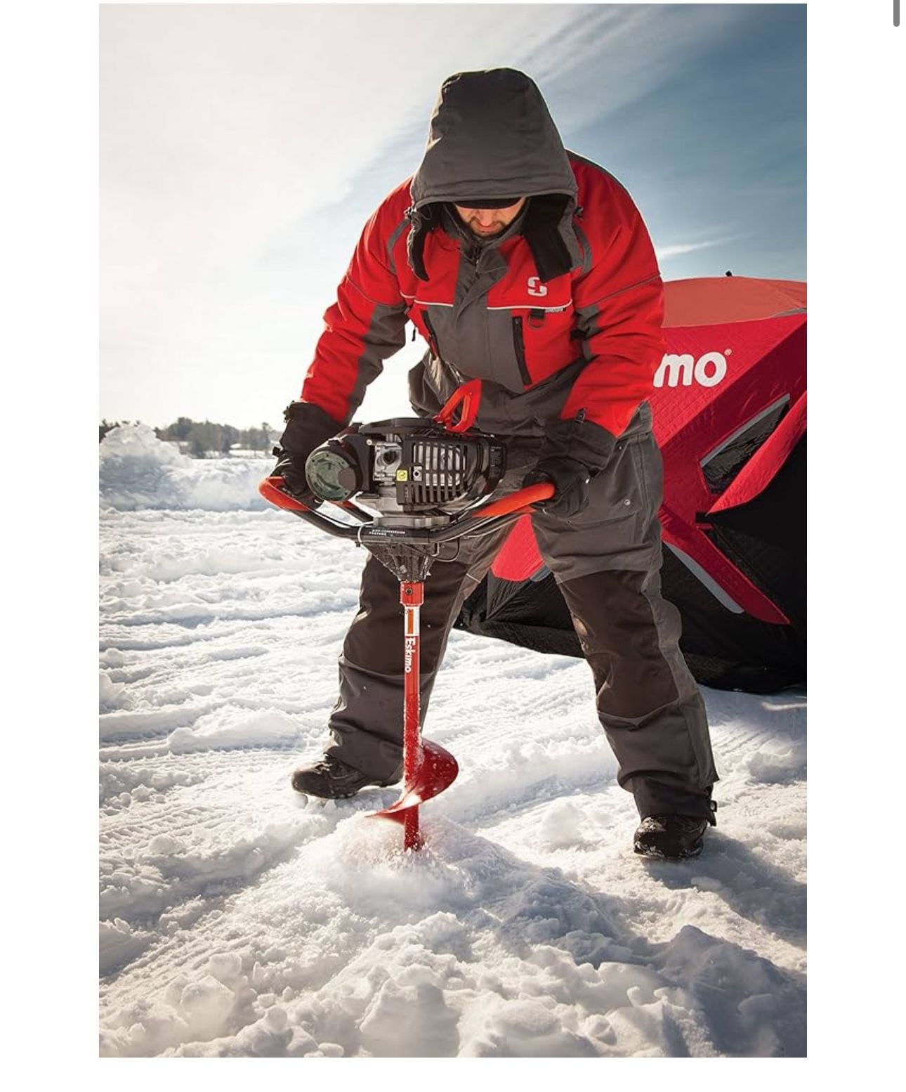 Ice Auger 8 Inch ( Brand: Eskimo ) New Condition