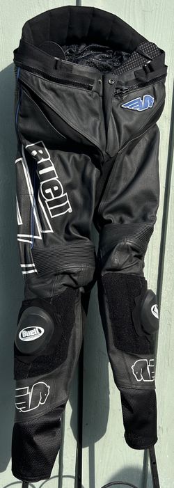 Harley-Davidson Buell Leather Racing Pants, Black, Large Size