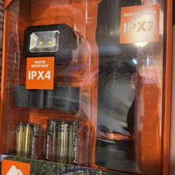 Waterproof Flashlight and Headlight