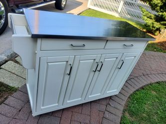 Stainless Steel Crosley kitchen island