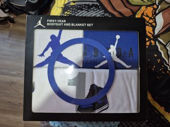 Jordan First-Year Bodysuit and Blanket Set